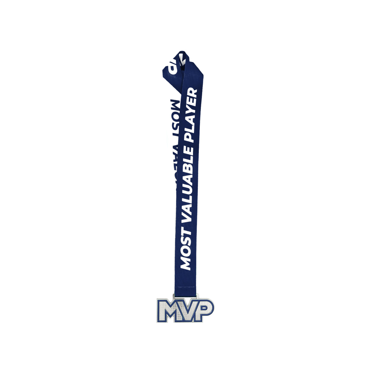MED25 MVP 4" Medal - Silver/Navy