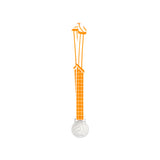 MED27 3'' Silver/Orange&White Volleyball Medal