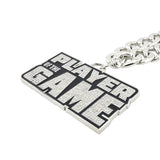 Player Of The Game Stone Chain Silver&Clear