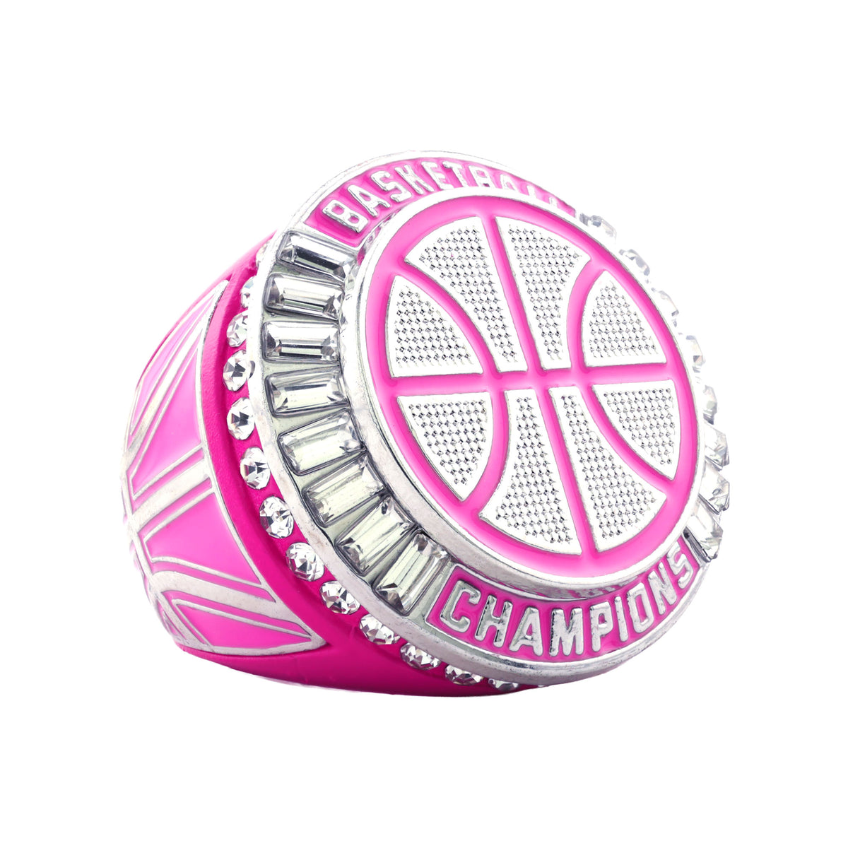 Basketball27A Pink&Platinum Champions Ring