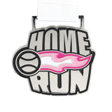 MED27 Home Run Medal Silver&Pink