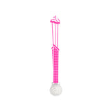 MED27 3'' Silver/Pink&White Volleyball Medal