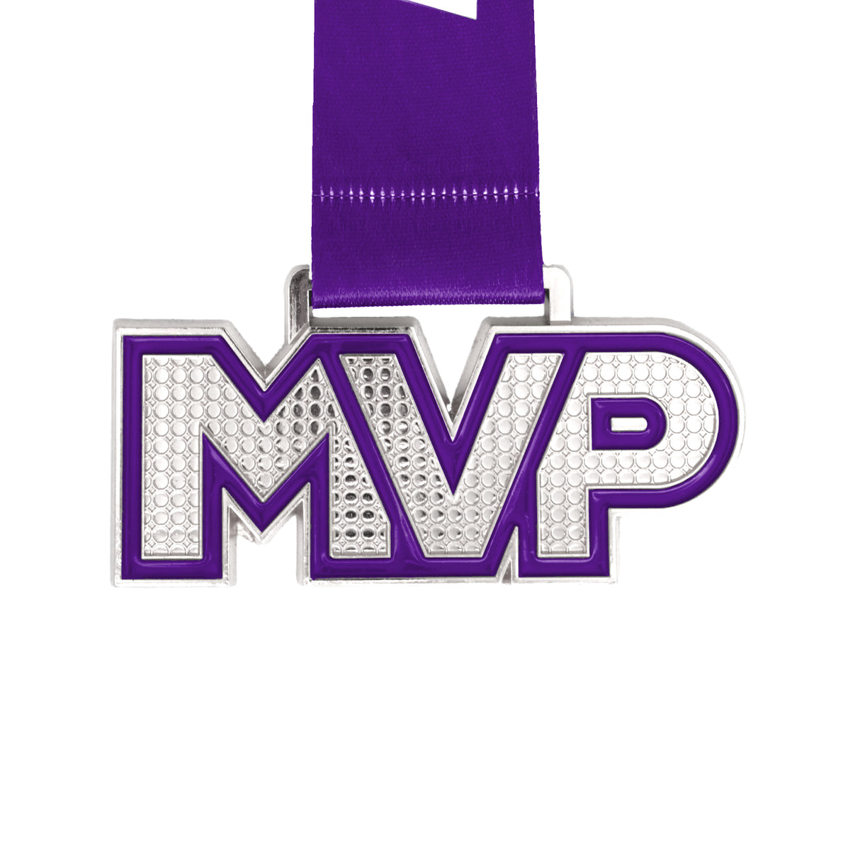 MED25 MVP 4" Medal - Silver/Grape
