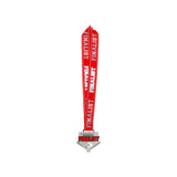 MED26 4'' Baseball Silver&Red Finalist Medal