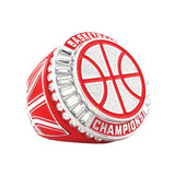 Basketball27A Red&Platinum Champions Ring