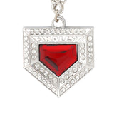 Pendant26 Finalist Chain Silver/Red