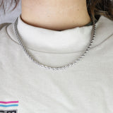 20'' Silver Stainless Steel Chain