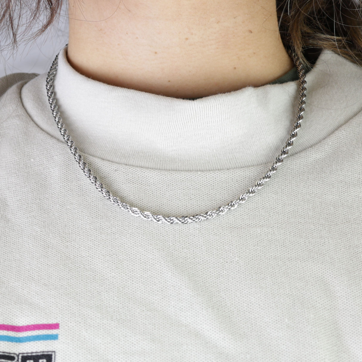 22'' Silver Stainless Steel Chain