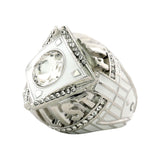 GEN26D White Finalist Ring