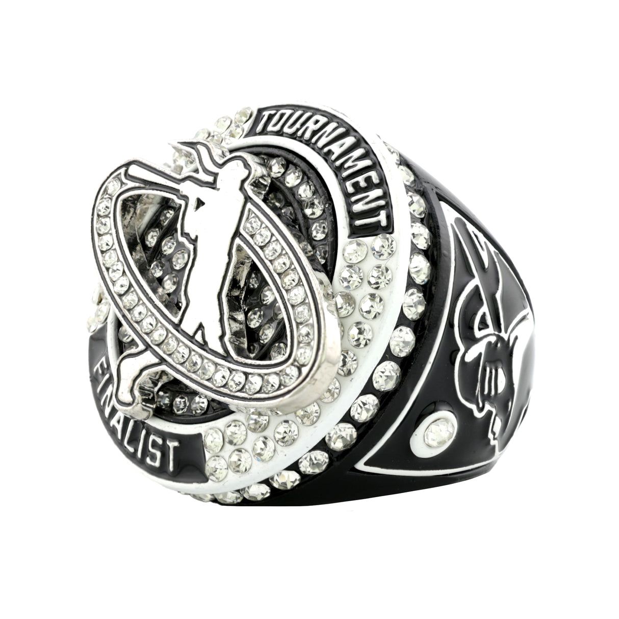 GEN26C Softball Black&White Tournament Finalist Ring