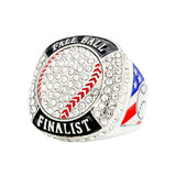 GEN25A White Fall Ball Finalist Ring