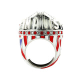 GEN26D Red/White/Blue Finalist Ring
