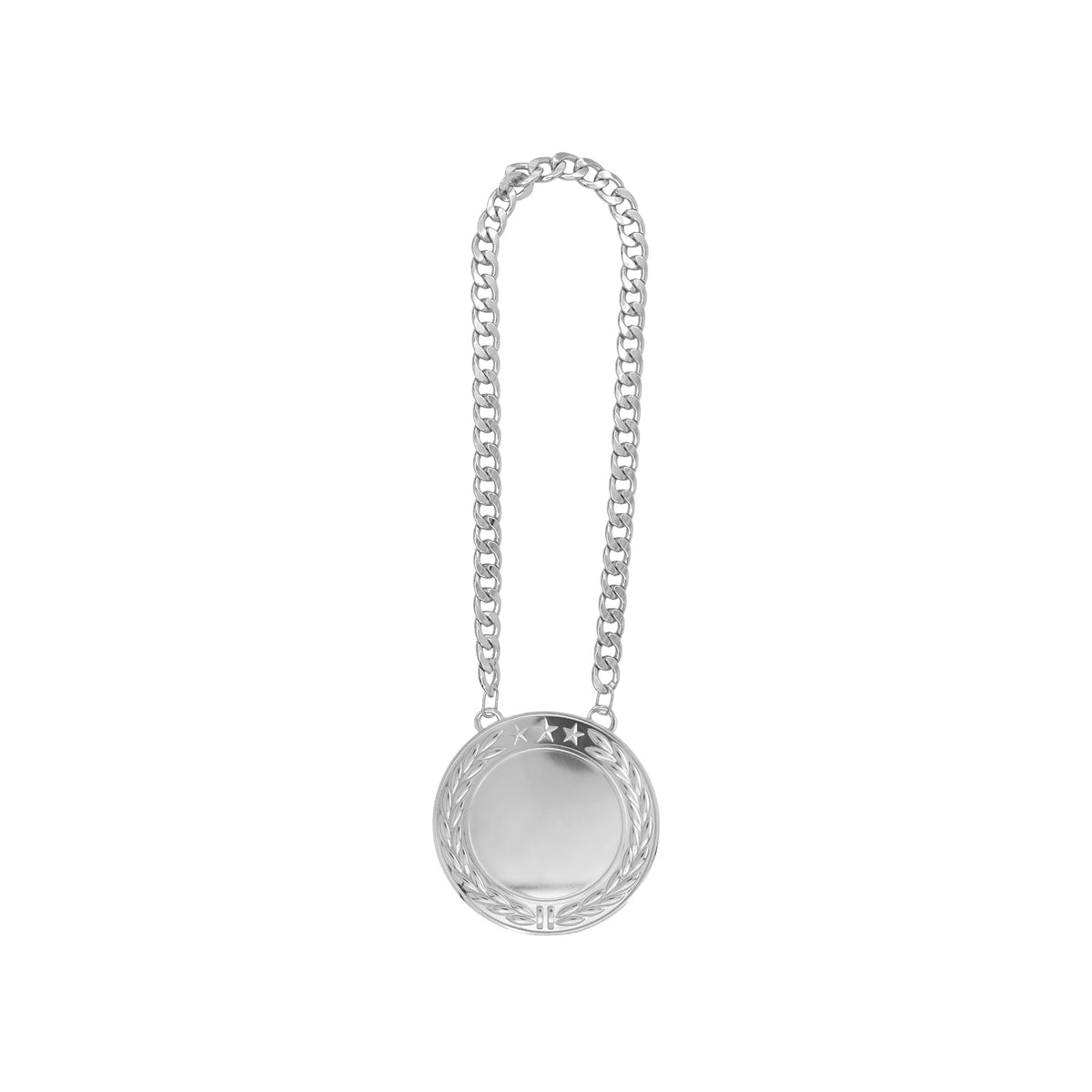 Blank Wreath Chain Silver