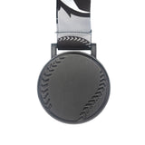 GEN24 3" Baseball/Softball Medal - Antique Gunmetal