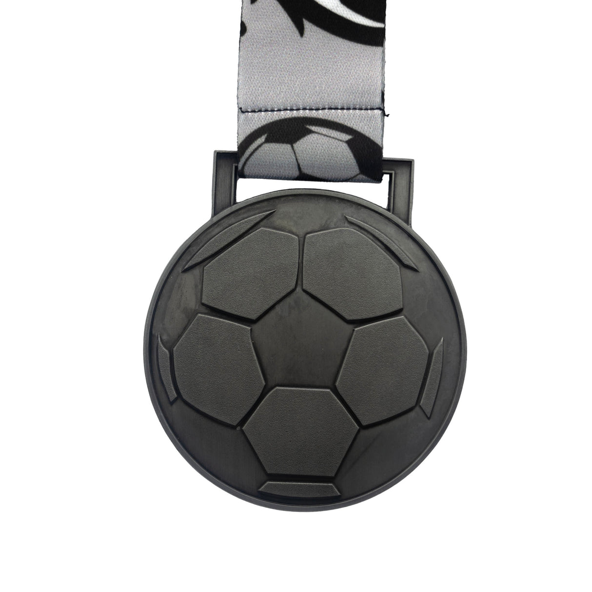 GEN24 3" Soccer Medal - Antique Gunmetal