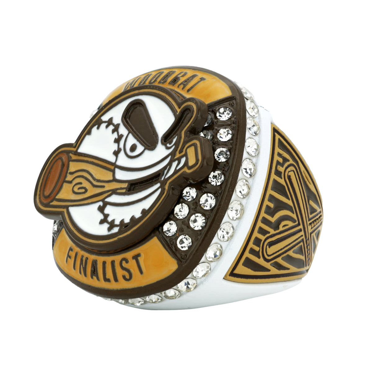 Woodbat26 White Finalist Ring