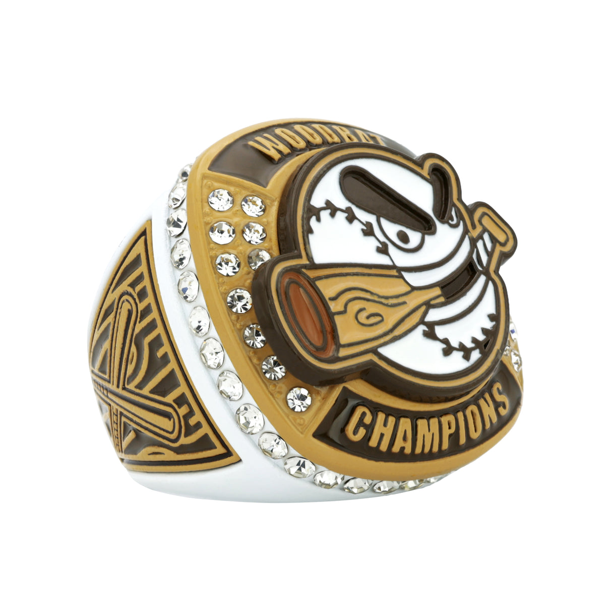 Woodbat26 White Champions Ring
