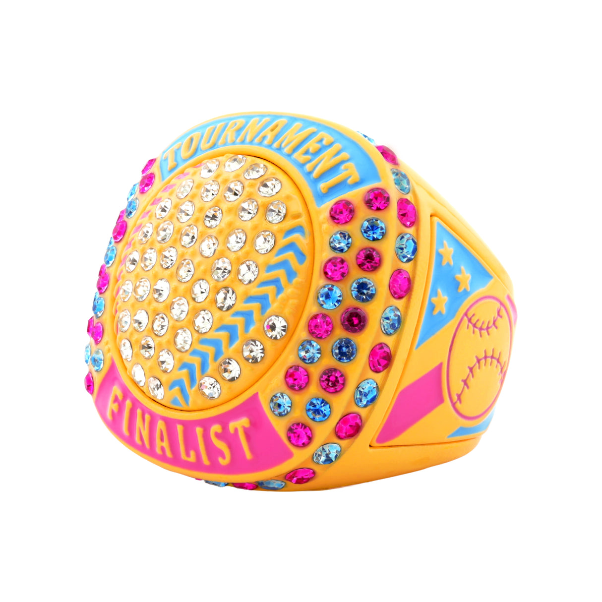 GEN25A Waffle/Blue&Pink Tournament Finalist Ring