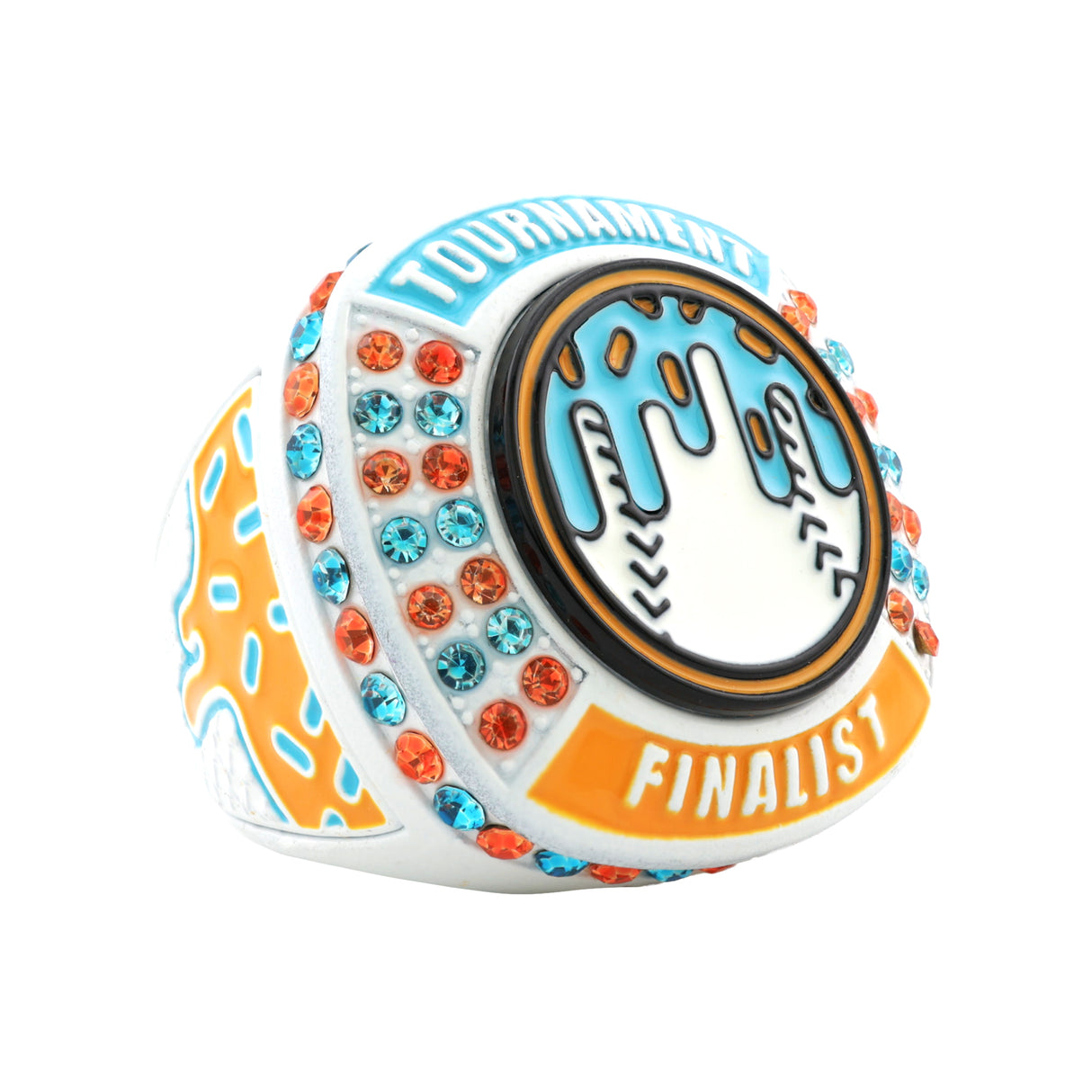 GEN27 Drip Baseball White Tropic Tournament Finalist Ring