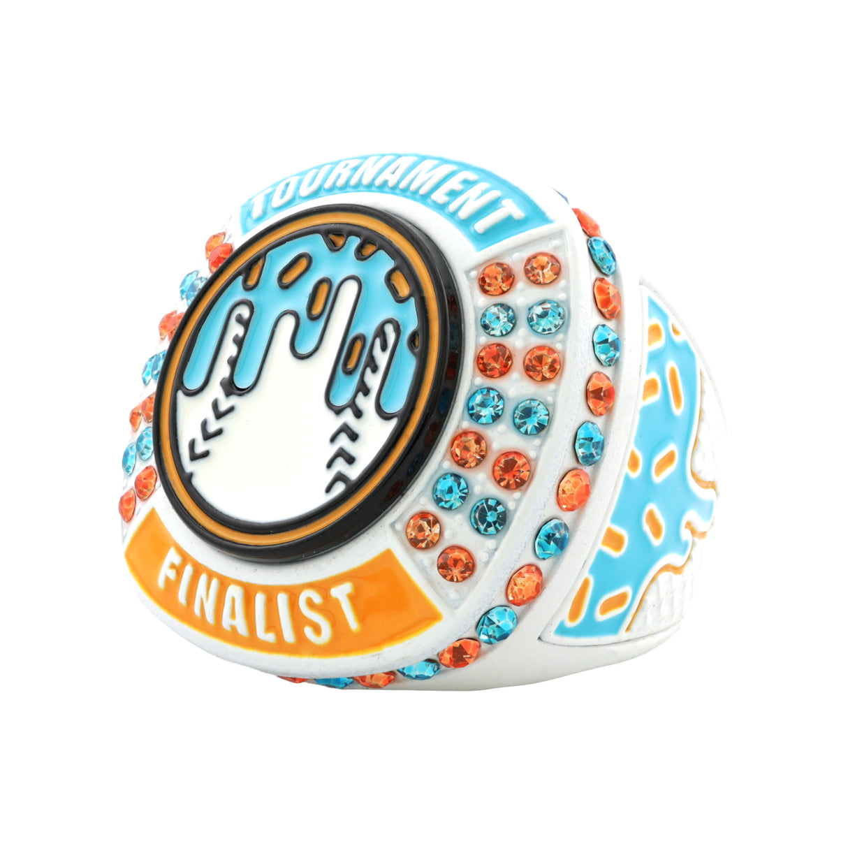 GEN27 Drip Baseball White Tropic Tournament Finalist Ring