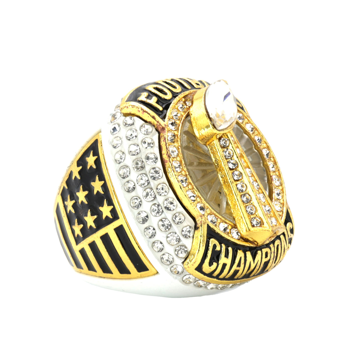 Football25 White Champions Ring
