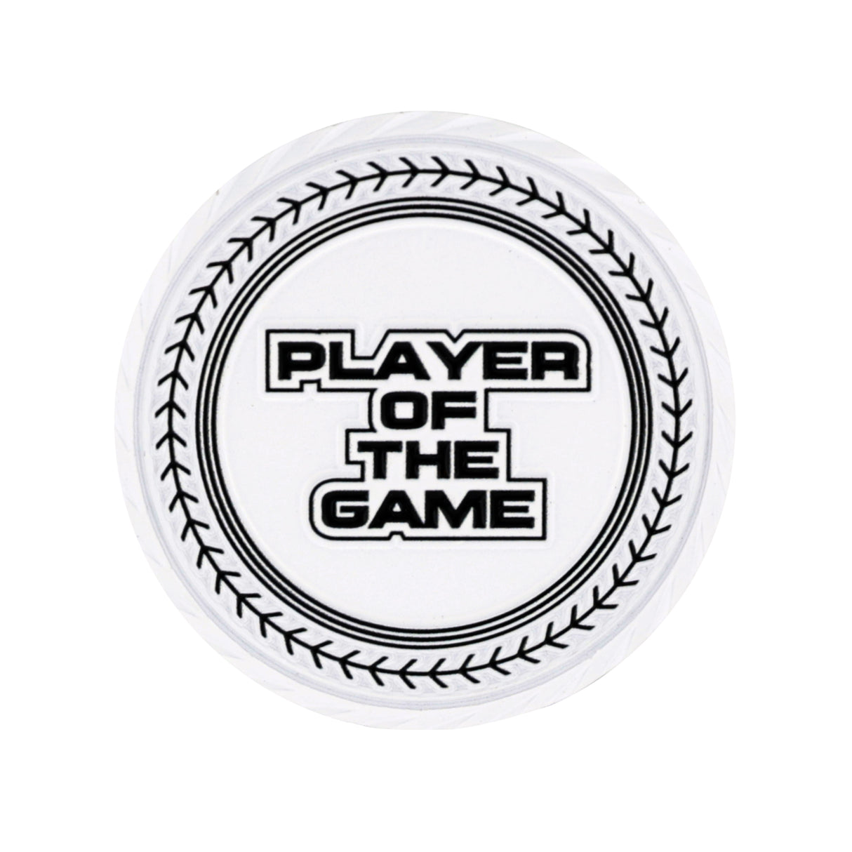 GEN2 2" Black&White Player Of The Game Coin