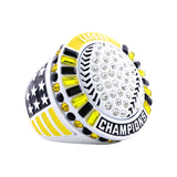 GEN26E Black&Yellow League Champions Ring