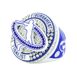 GEN26C Baseball Blue&White Tournament Finalist Ring