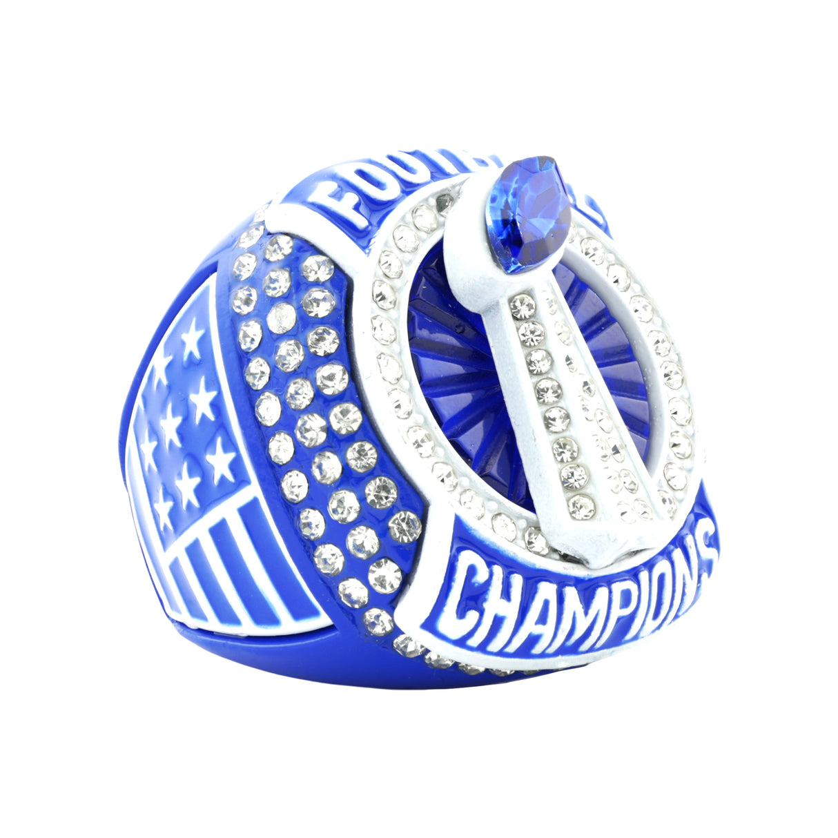Football25 Blue&White Champions Ring