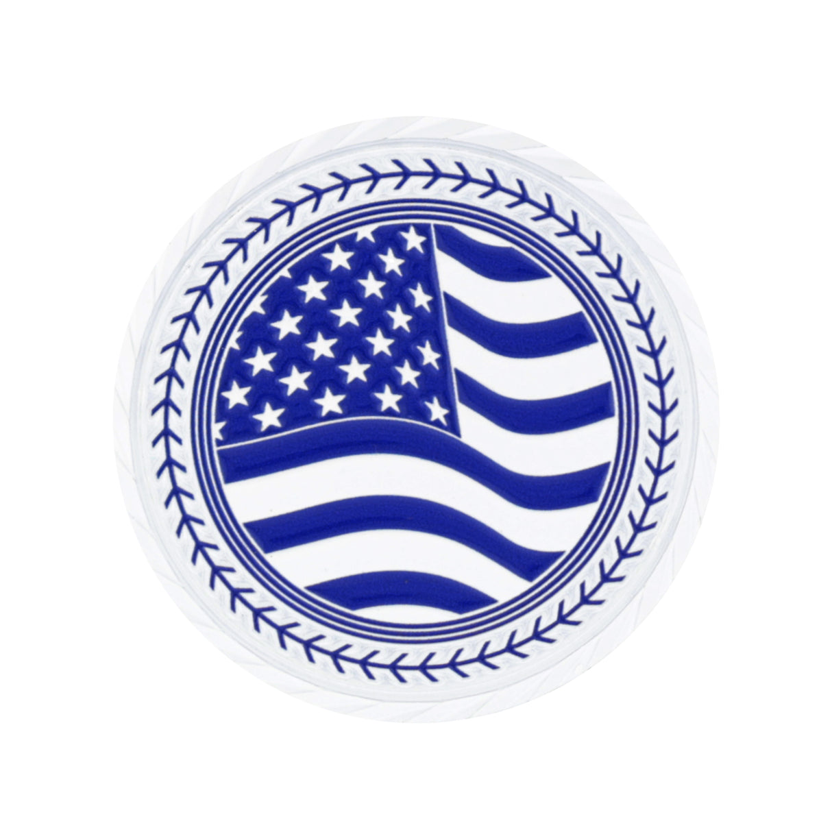 GEN2 2" Blue&White Player Of The Game Coin