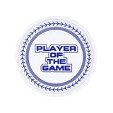 GEN2 2" Blue&White Player Of The Game Coin