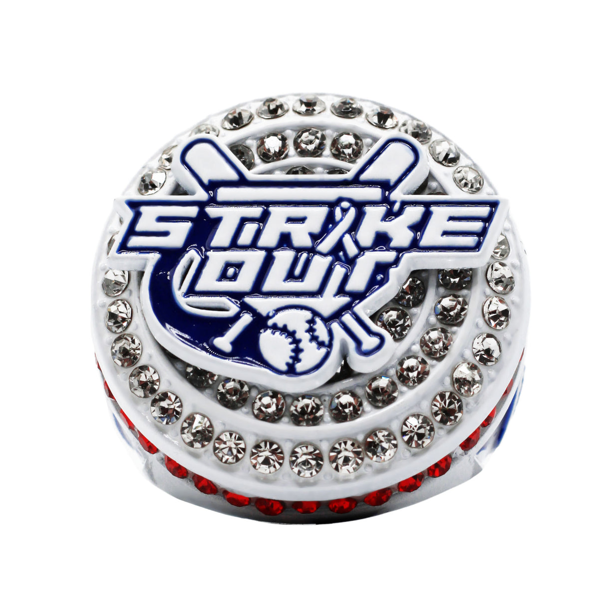 Strikeout 4 Cancer Whiteout Ring