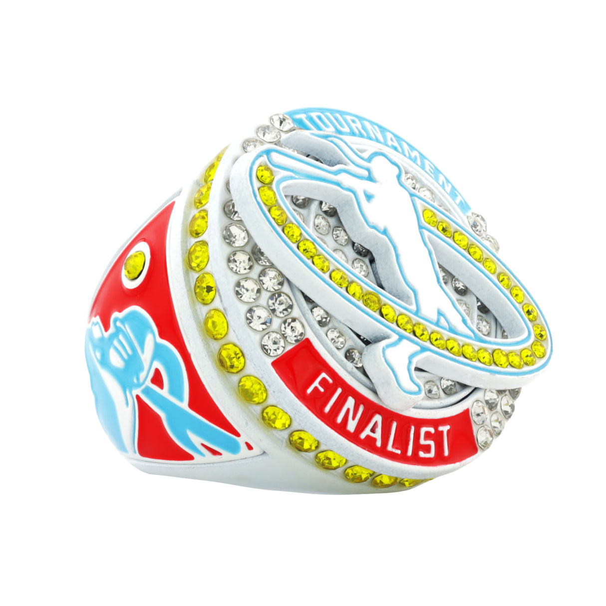 GEN26C Softball Red&White&Blue 2 Tournament Finalist Ring
