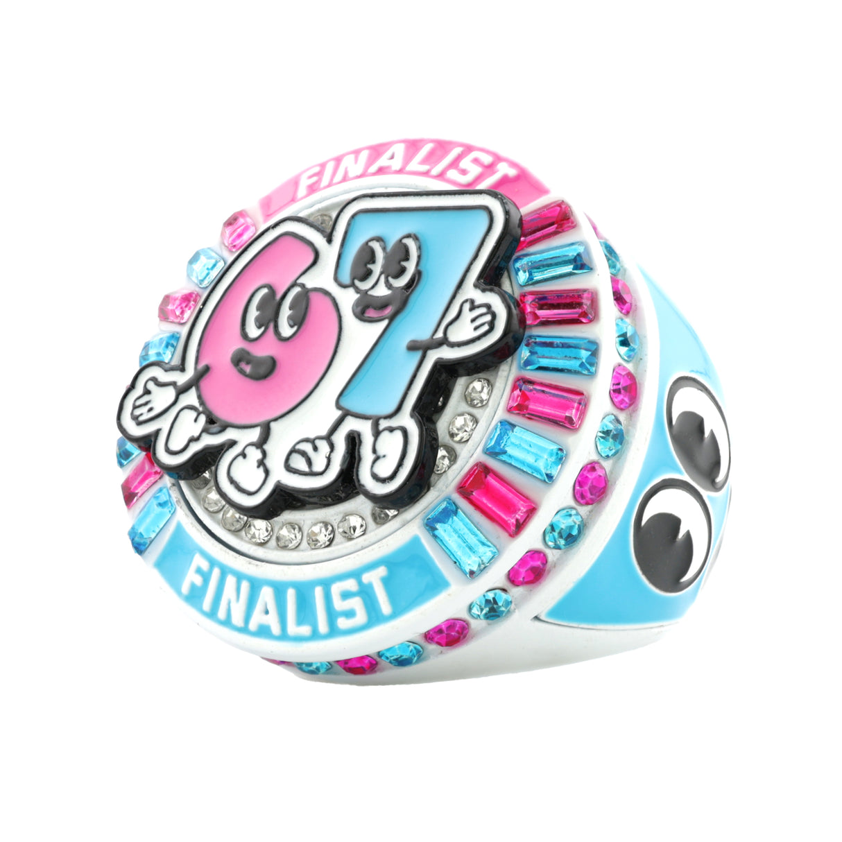 67 Whiteout Drip Finalist Ring