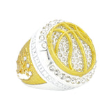 Basketball3 White2 Champions Ring