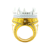 Crown26 Gold&White Ring