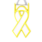 MED26 Ribbon Gold&White