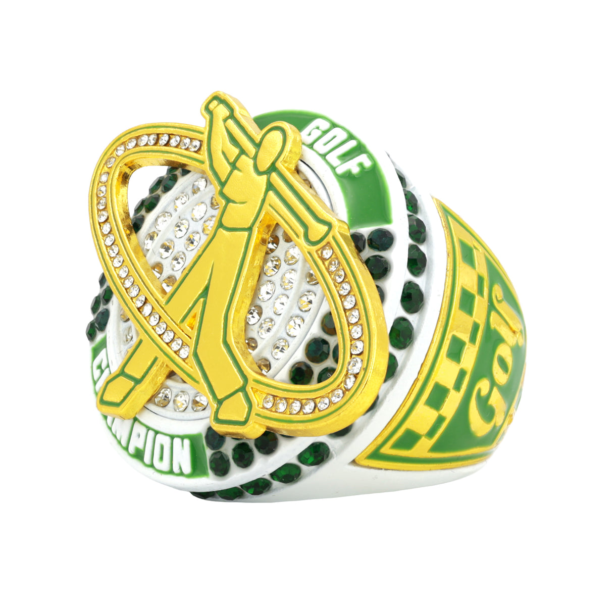 Golf27 White Champions Ring
