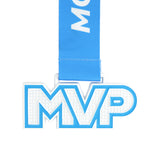 MED25 MVP 4" Medal - White&Electric