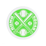 Bomb Squad Green & White Coin