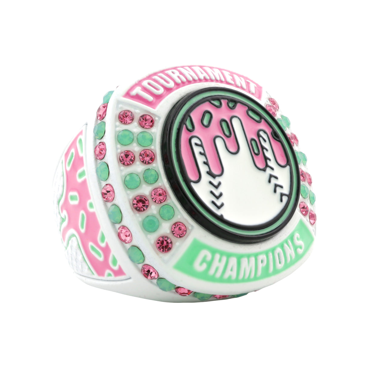 GEN27 Drip Baseball White Watermelon Tournament Champions Ring