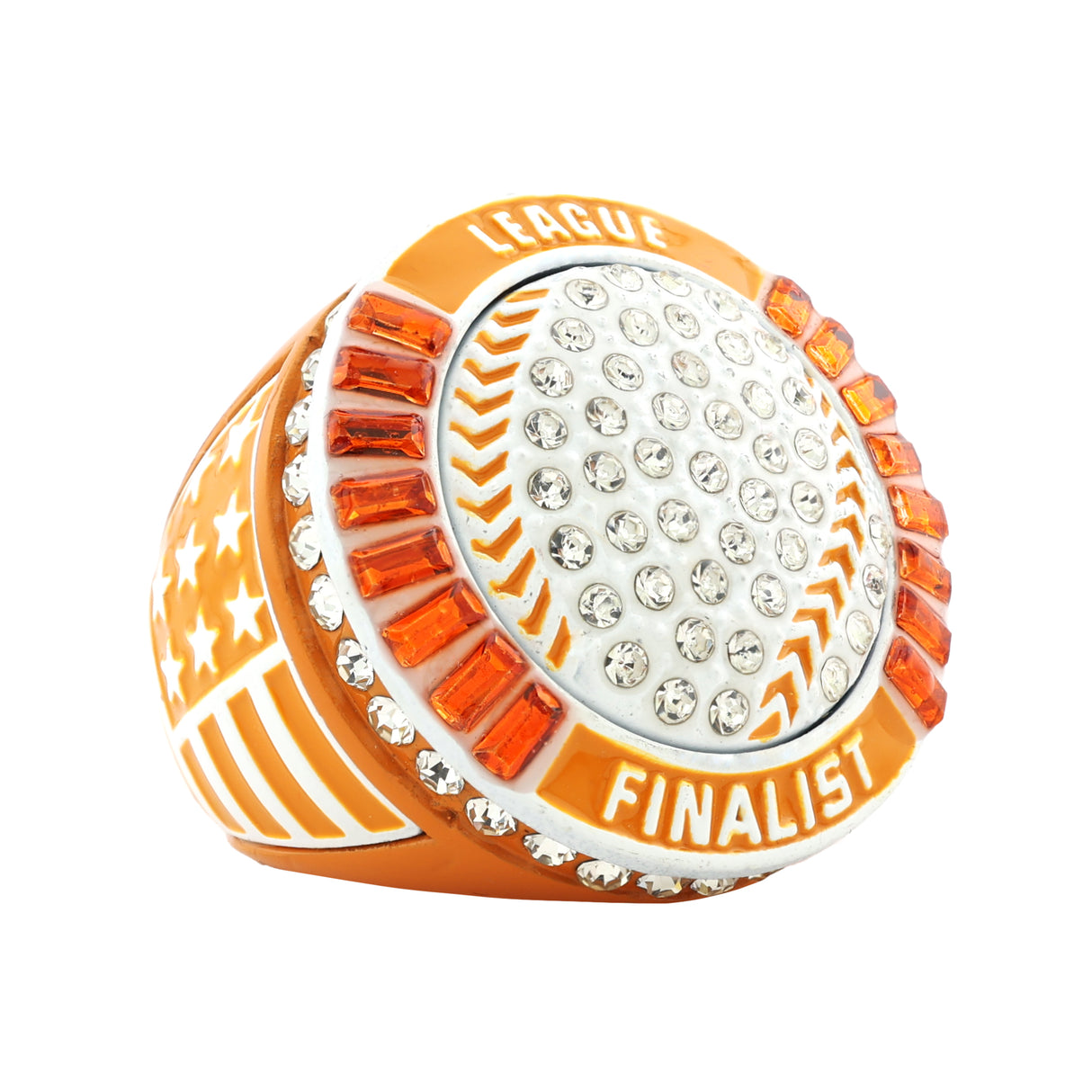 GEN26E Orange&White League Finalist Ring