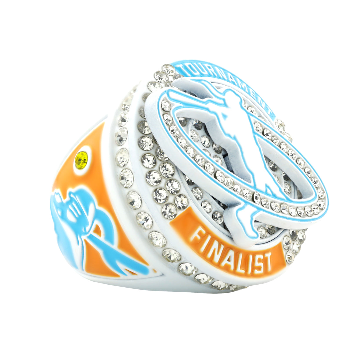 GEN26C Softball Orange&Blue&White Tournament Finalist Ring