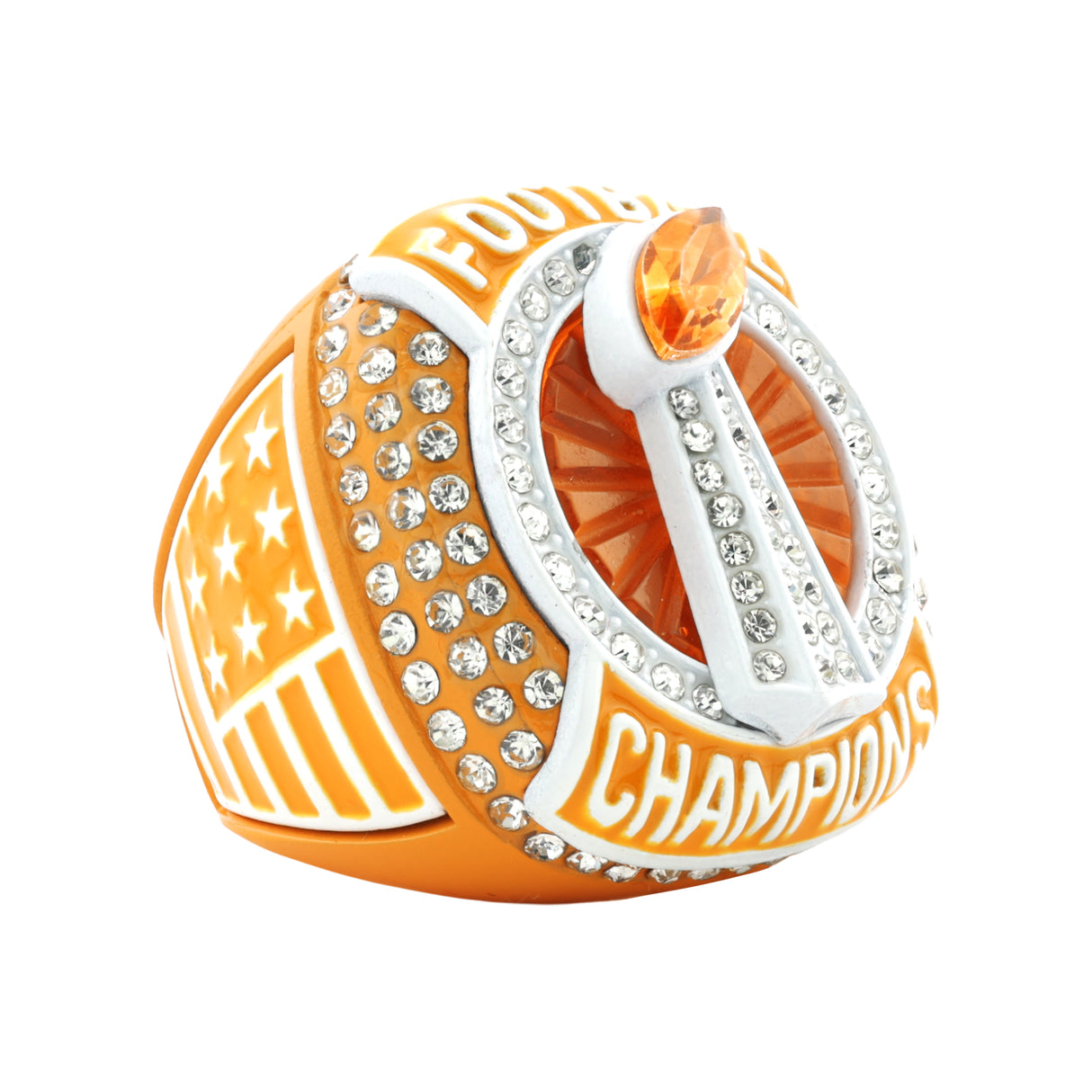 Football25 Orange&White Champions Ring