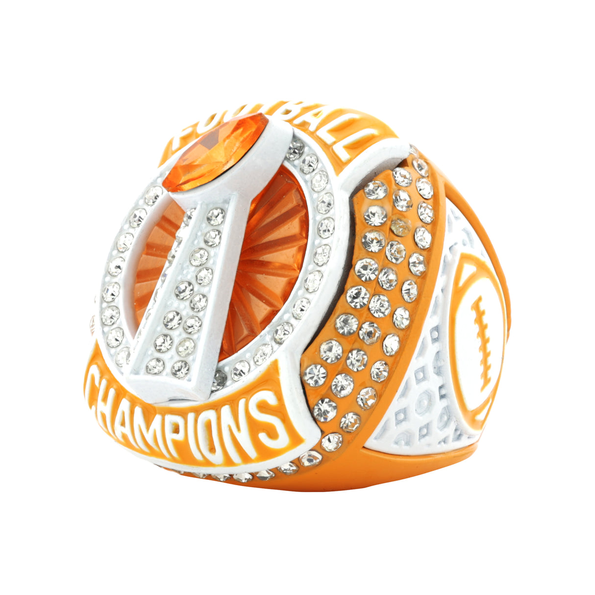 Football25 Orange&White Champions Ring