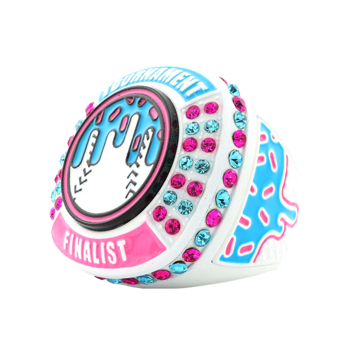 GEN27 Drip Baseball White Icy Tournament Finalist Ring