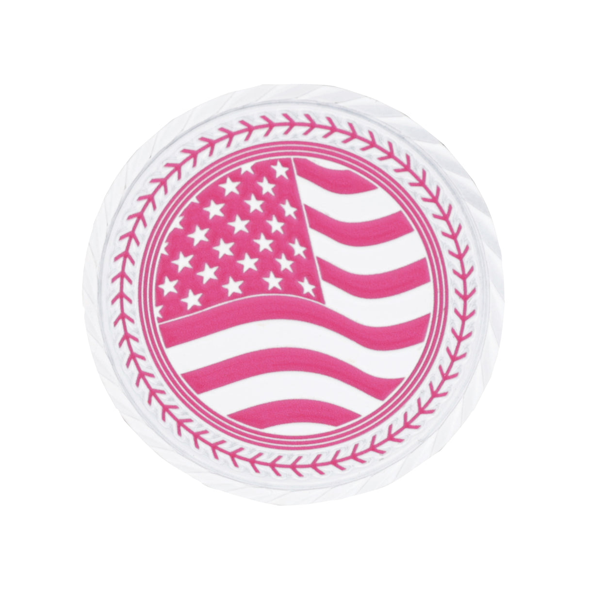 GEN2 2" Pink&White Player Of The Game Coin