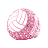 Volleyball26 Pink Champions Ring
