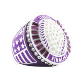 GEN26E Purple&White League Finalist Ring