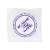 GEN2 2" Purple&White Player Of The Game Coin